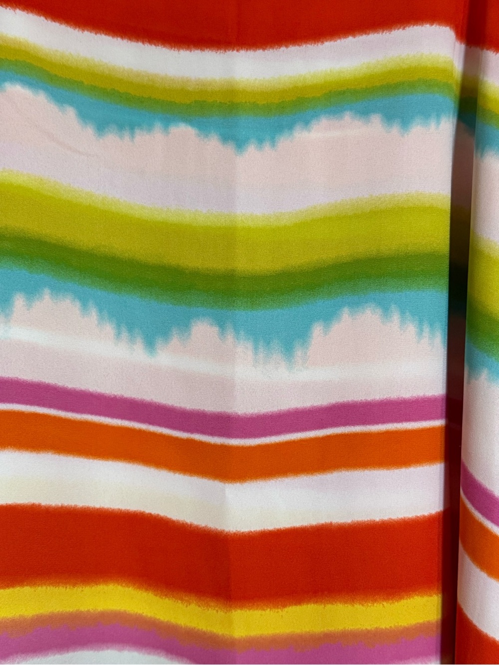 Rainbow Striped Sleeveless Tank Top | Flowy Summer Blouse | Medium - Picture 5 of 13